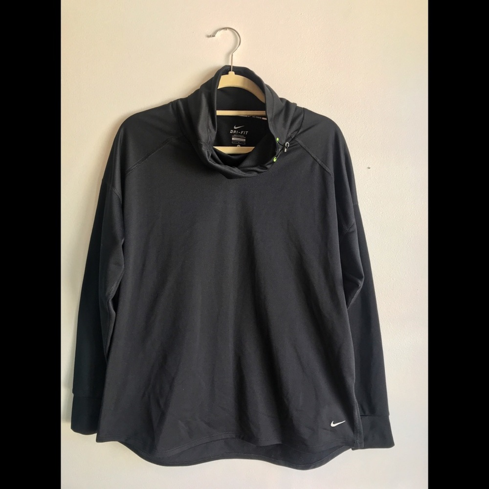 Nike, large, long sleeve black top